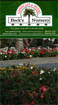 Mobile Screenshot of becksnursery.com